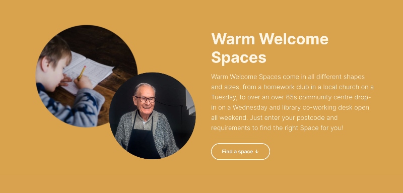 Warm Spaces Welcome