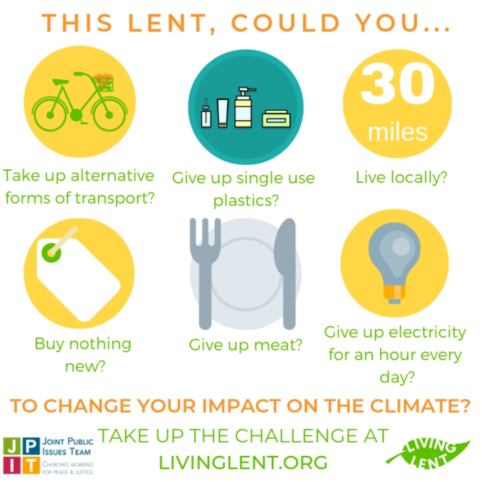 Living Lent six challenges